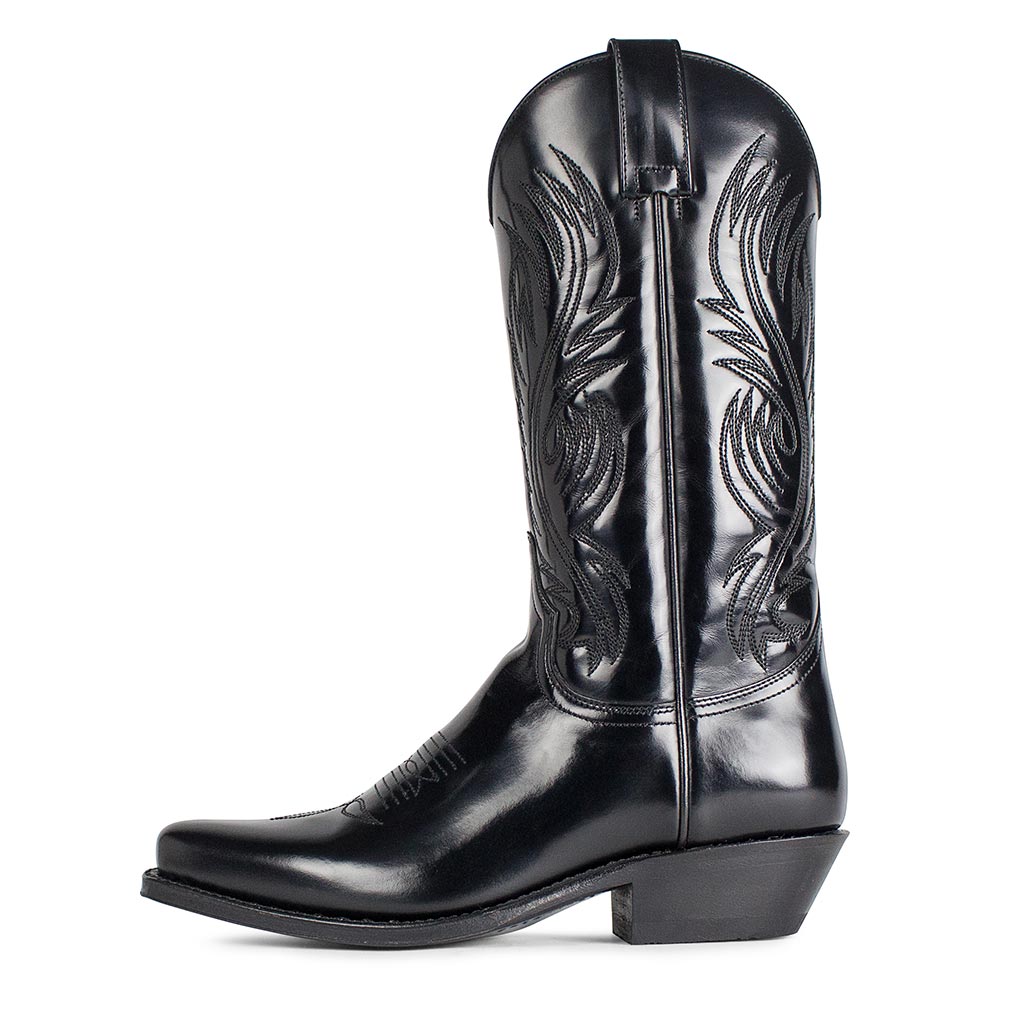 sendra-boots-2605-red-antic-negro-cowboystiefel-schwarz image 1