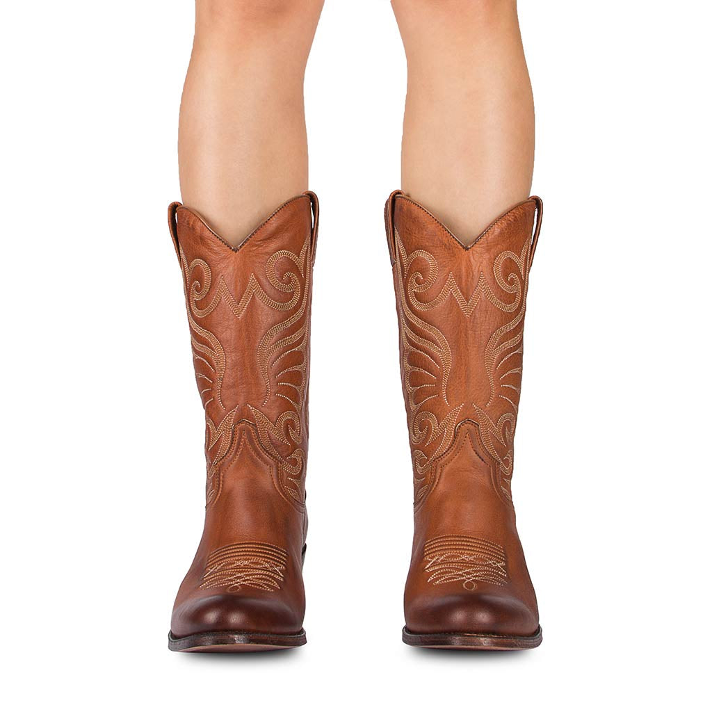 sendra-boots-11627-debora-salvaje-damen-cowboystiefel-braun image 8