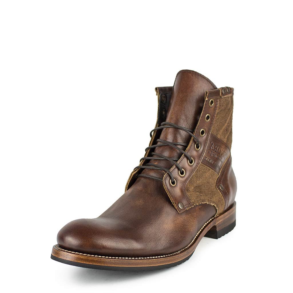 sendra-boots-11931-kaspar-schn-rboot-braun-leder-textil image 2