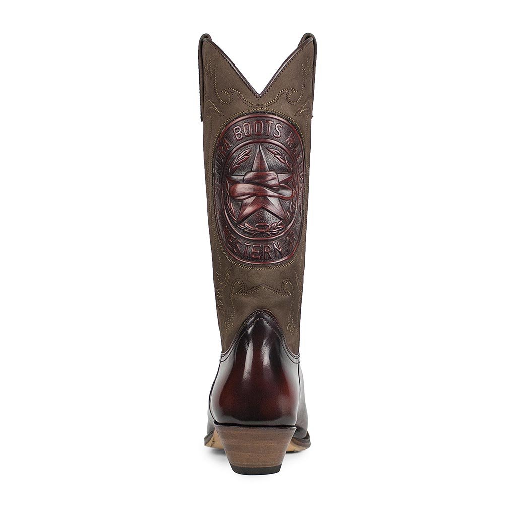sendra-boots-2587-cuervo-florentic-fuchsia-nobuk-moka-cowboystiefel image 4