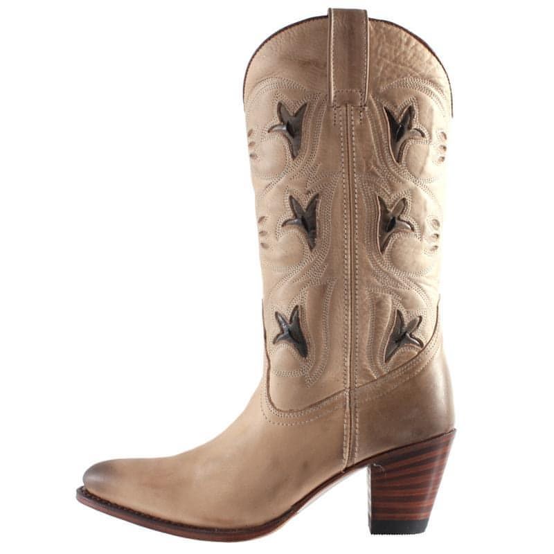 sendra-boots-8858-donna-floter-beige-cowboy-stiefel-damen image 1