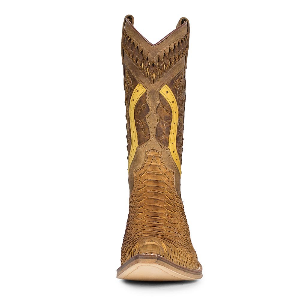 sendra-boots-3588p-pico-piton-nobuk-oro-exotic-cowboy-stiefel image 3