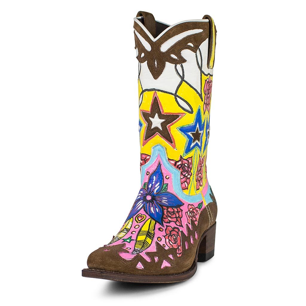 sendra-boots-wakamole-stars-handbemalte-cowboystiefel image 2