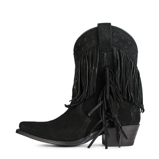 sendra-boots-17162-gene-serraje-negro-westernstiefel-schwarz image 1