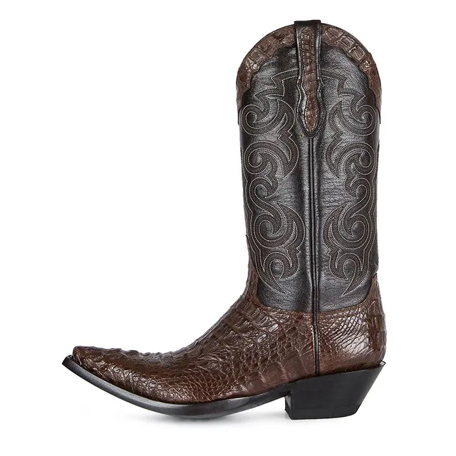 sendra-boots-texas-l-camina-nuca-chocolate-luxus-cowboy-boots image 1