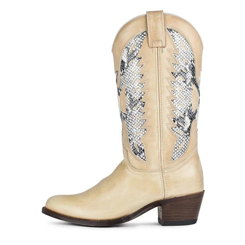 sendra-boots-8850-debora-olimpia-cowboyboots-beige image 1