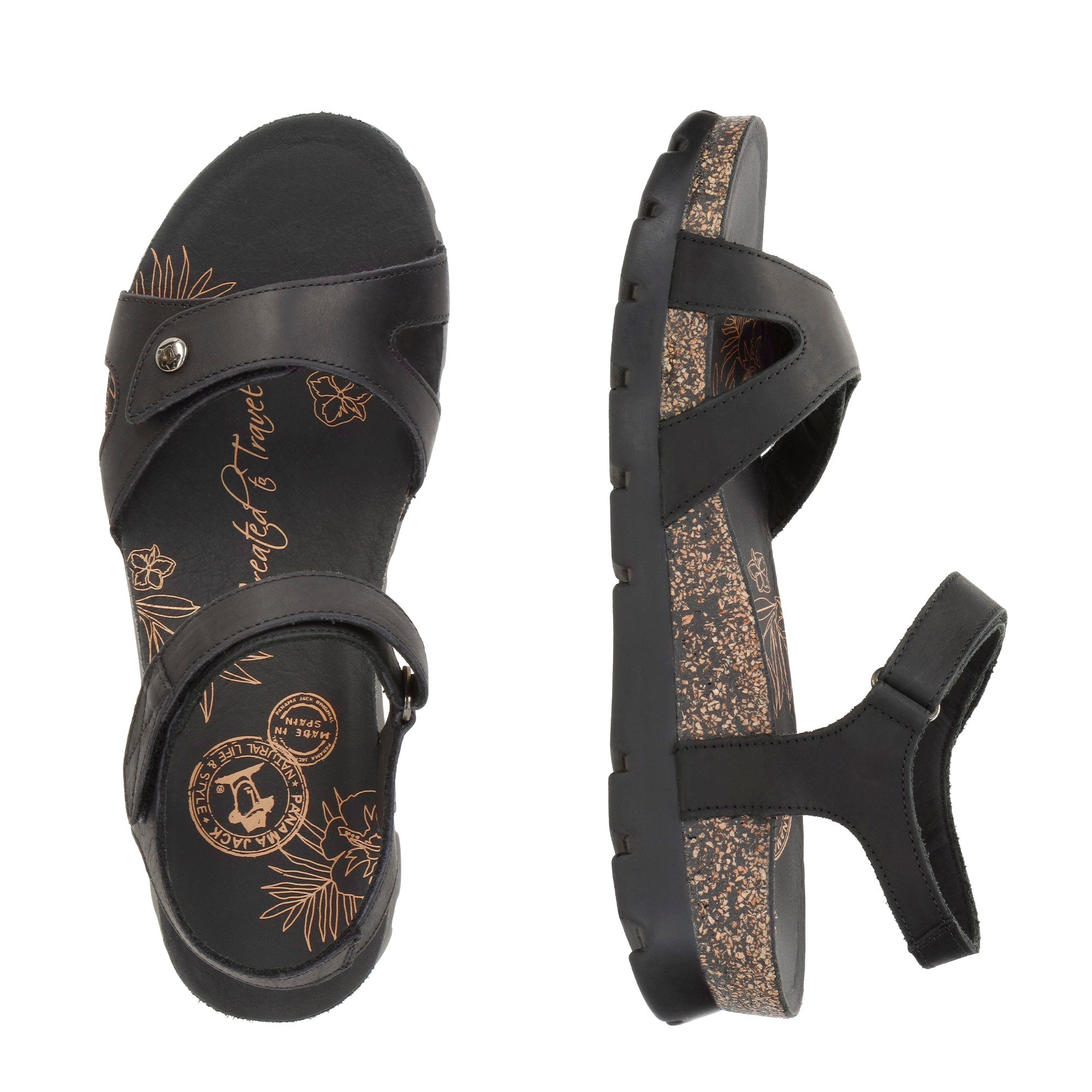 panama-jack-sulia-basics-b2-damen-sandale-napa-grass-negro image 4