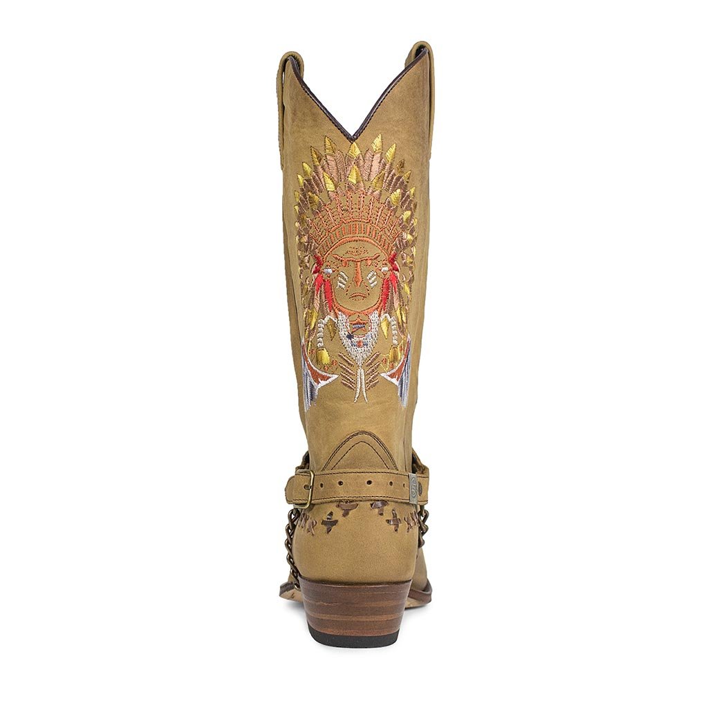 sendra-boots-17015-cuervo-western-stiefel-floter-tang-indianer image 4