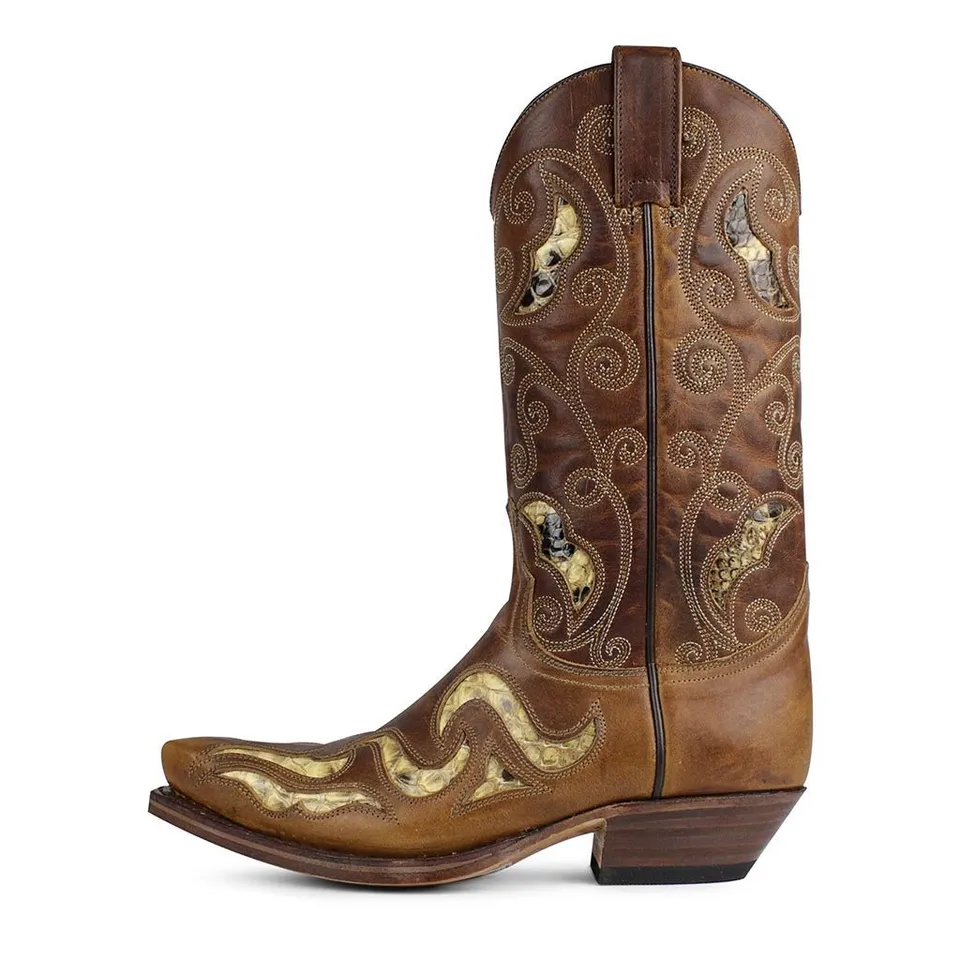 sendra-boots-7490p-cuervo-evolution-tang-westernstiefel-braun image 1