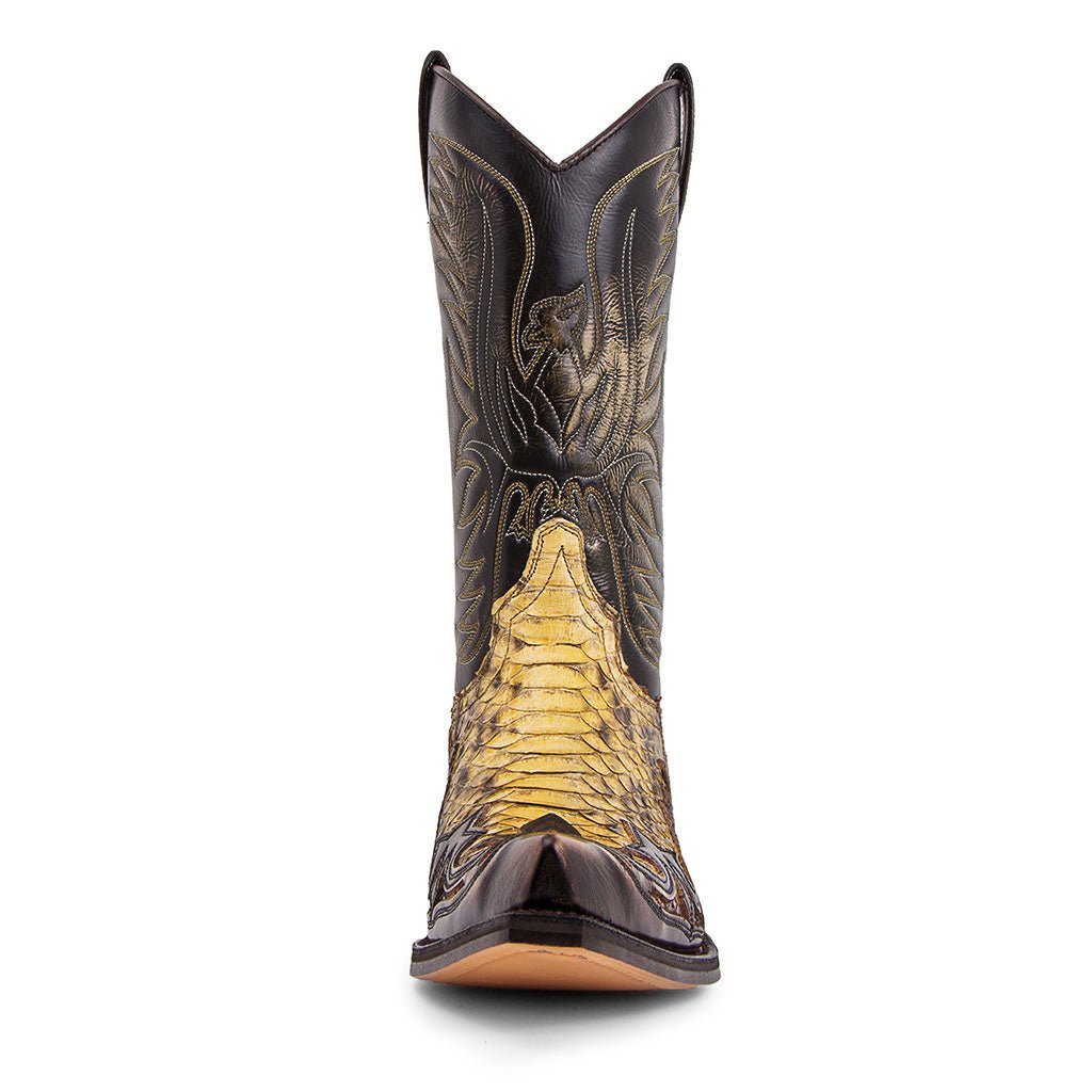 sendra-boots-3241-cuervo-denver-tierra-piton-barriga-panizo-exotische-western-bo image 3