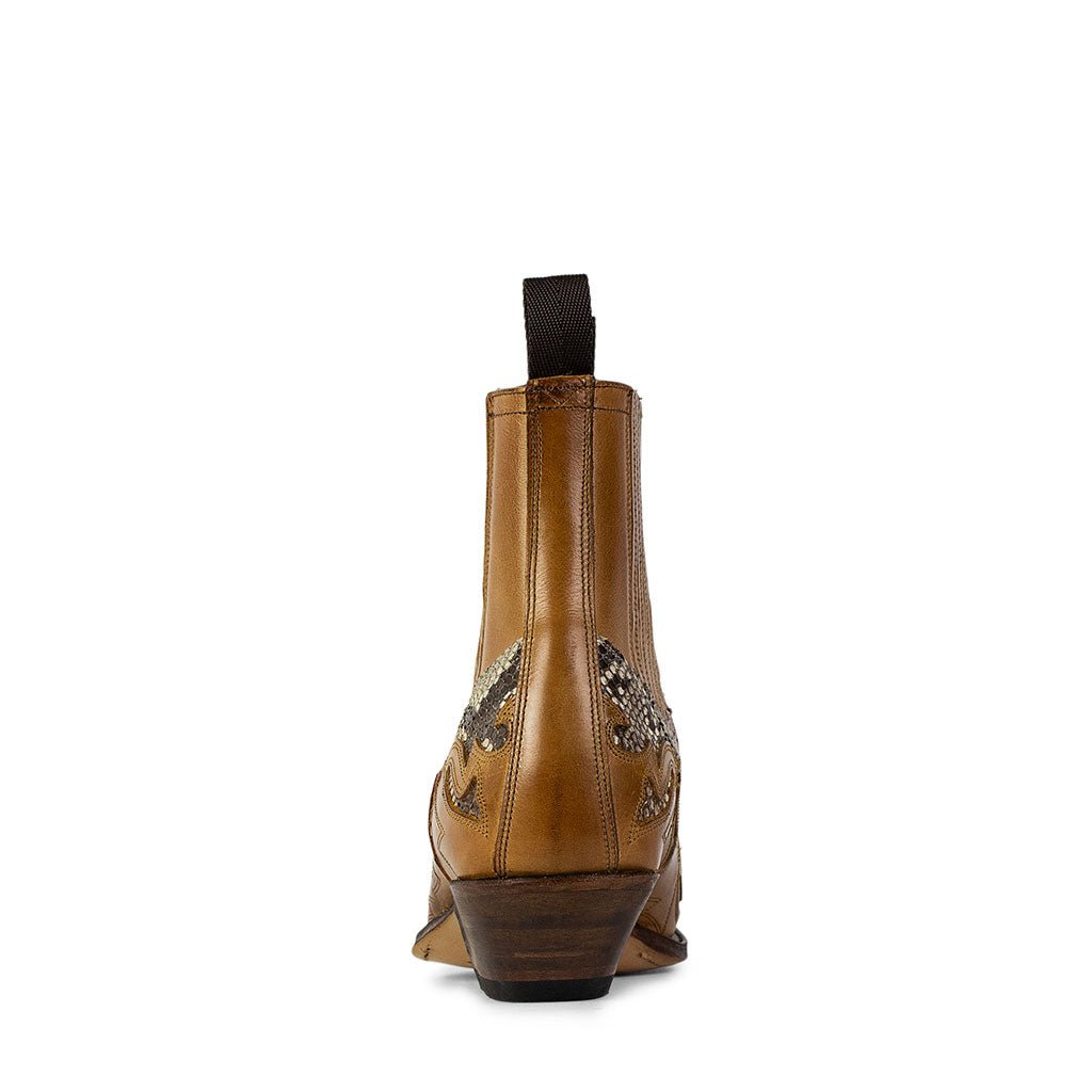 sendra-boots-4661p-cuervo-teak-python-exotic-stiefel image 4