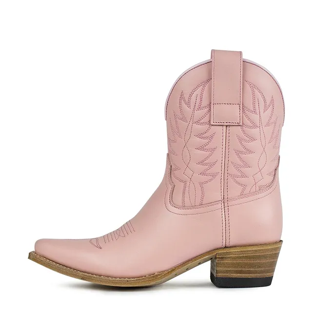 sendra-boots-16576-gene-premier-rosa-cowboy-stiefelette-pink image 1