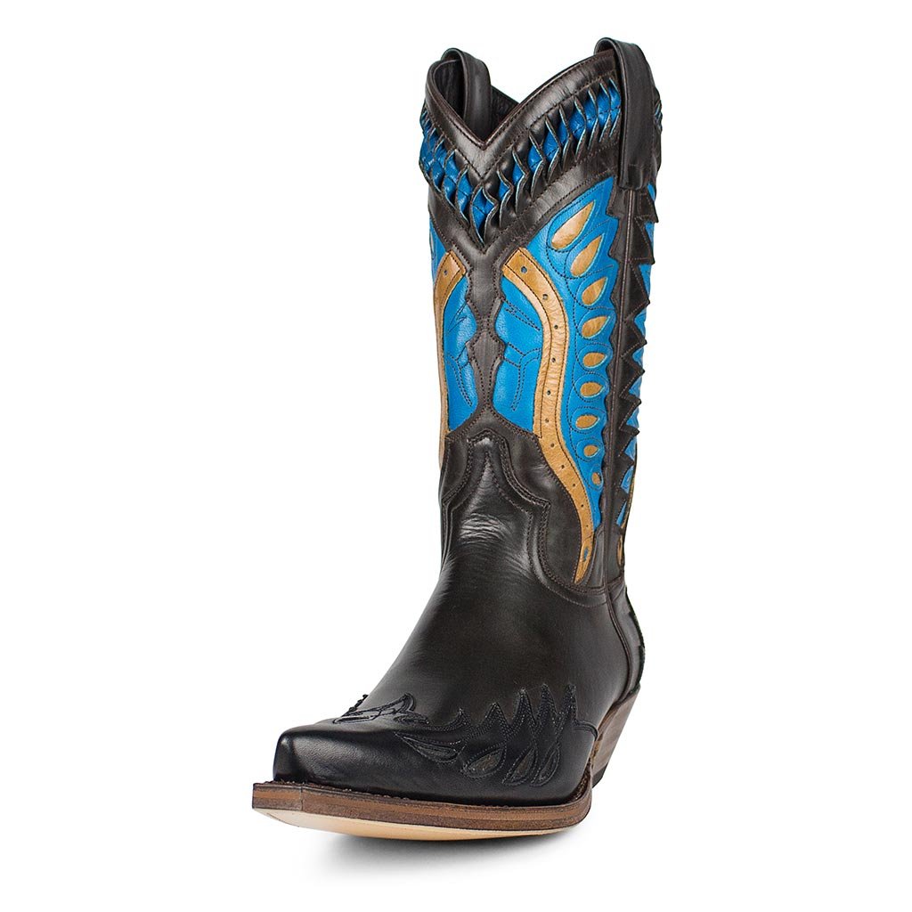 sendra-boots-5068-cuervo-snowbut-cowboy-boot-schwarz image 2