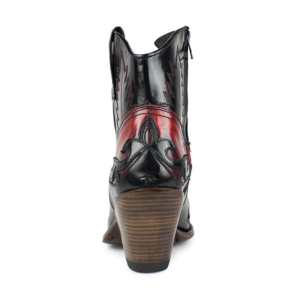 sendra-boots-16695-gorca-flora-negro-rojo-cowboy-bot-n-schwarz-rot image 5
