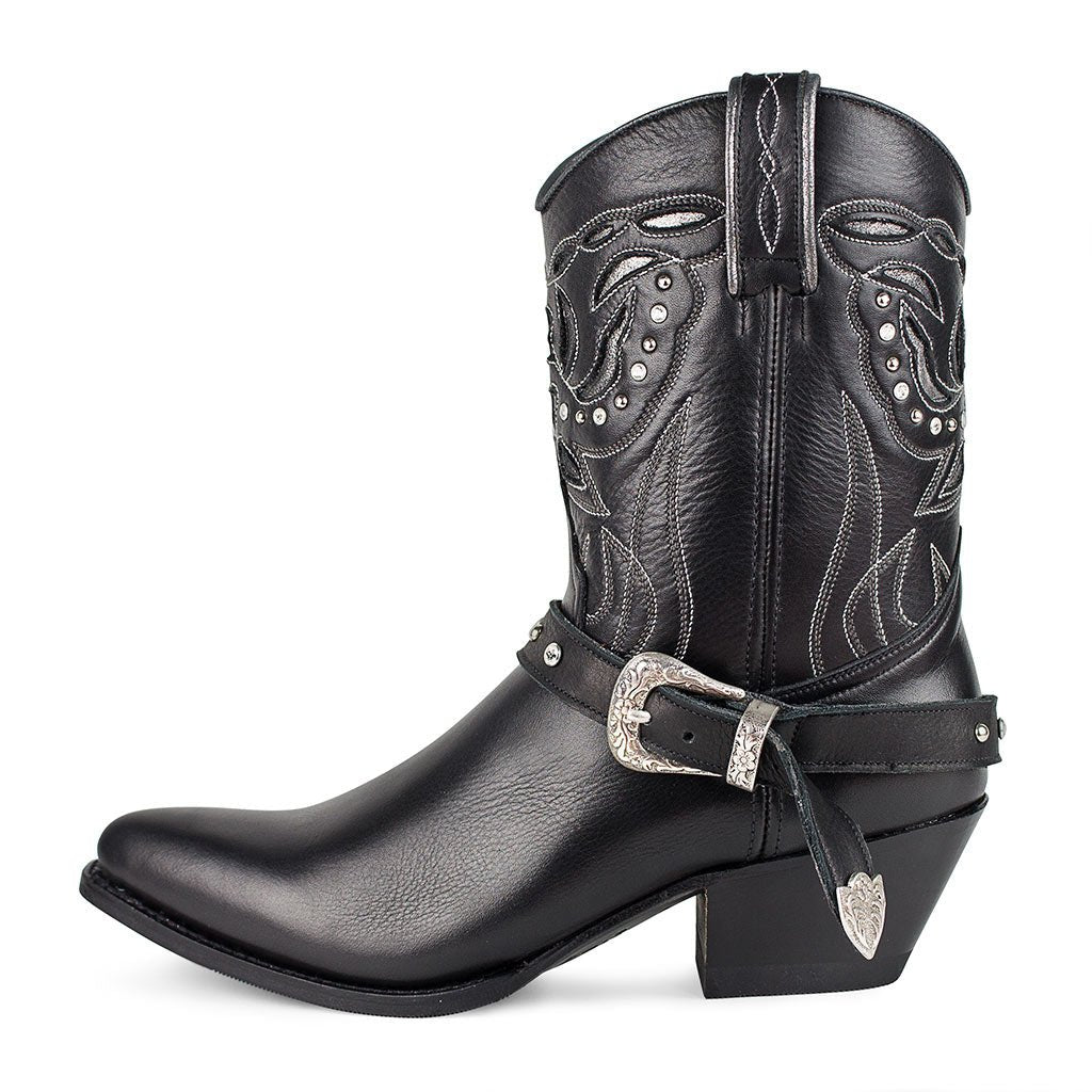 sendra-boots-15260-lia-salvaje-schwarz-polveroso-damen-cowboy-boot-mit-5-cm-absa image 1