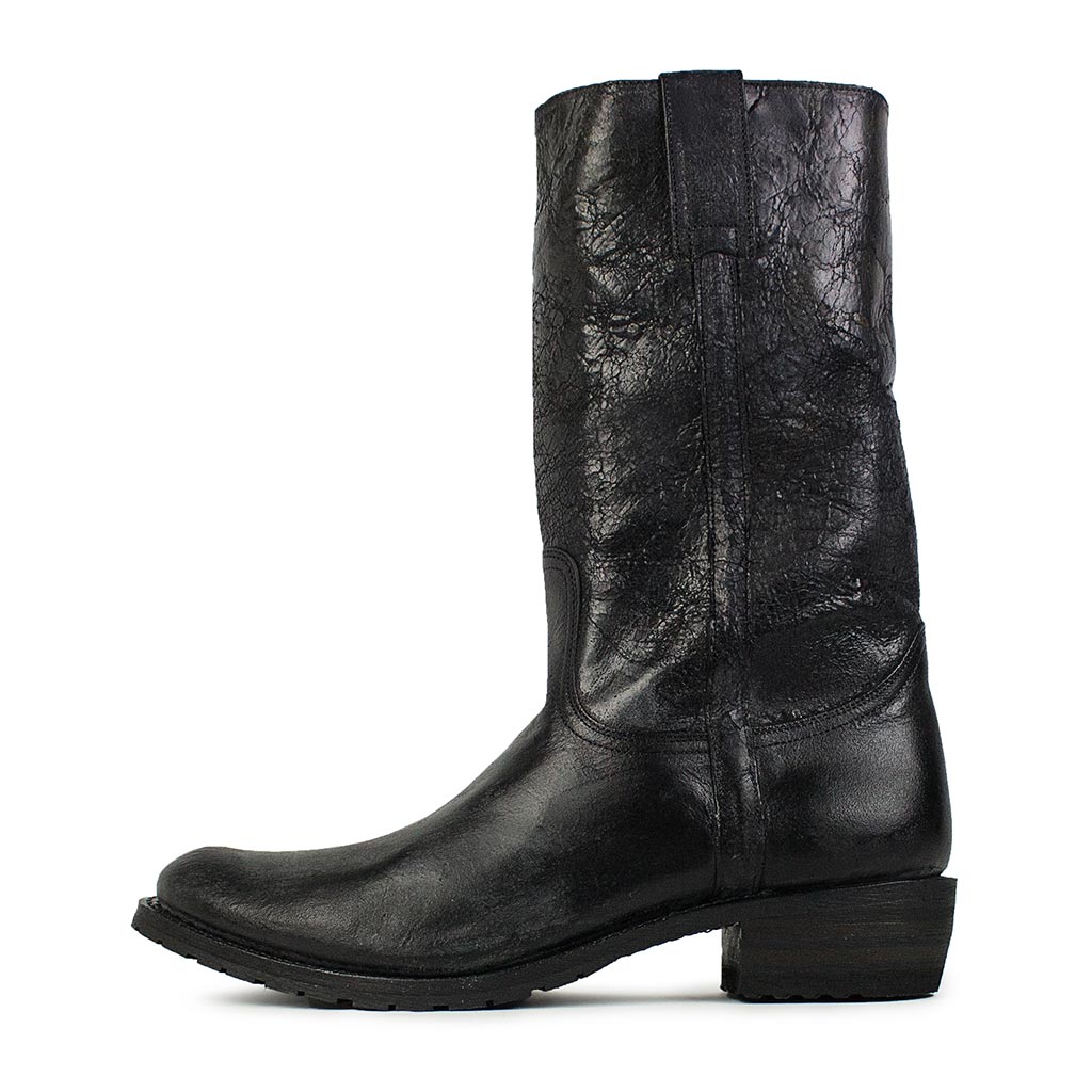 sendra-boots-3165-wild-barbados-negro-cepillado-biker-boots-unisex image 1