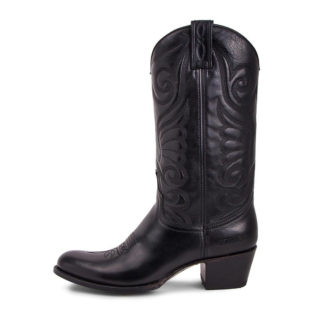 sendra-boots-11627-debora-salvaje-negro-damen-cowboy-stiefel-schwarz image 1