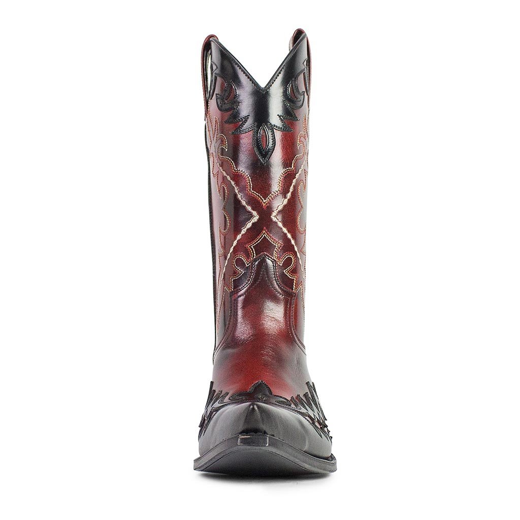 sendra-boots-9669-cuervo-flora-rojo-dirty-cowboy-stiefel image 3