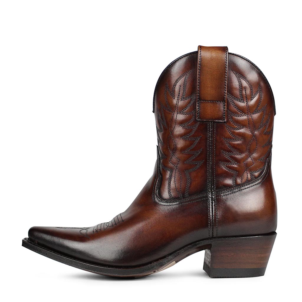 sendra-boots-16576-gene-hand-paint-crust-wood-damenstiefel image 1