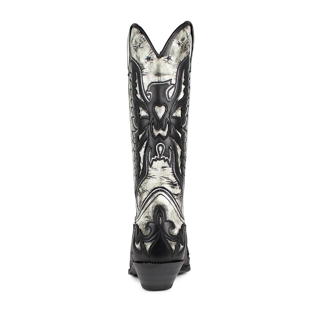 sendra-boots-6885-cuervo-flora-blanco-lav-old-herren-westernstiefel-mit-handgema image 4