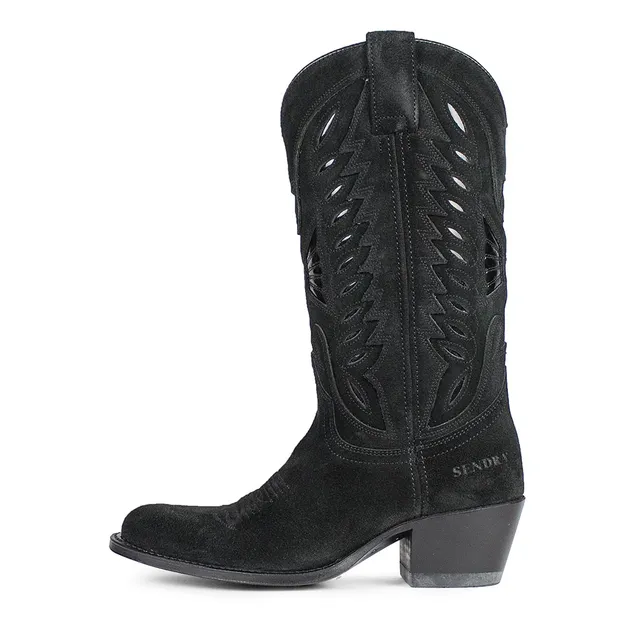 sendra-boots-8850-debora-nl-serraje-negro-damen-cowboystiefel image 1