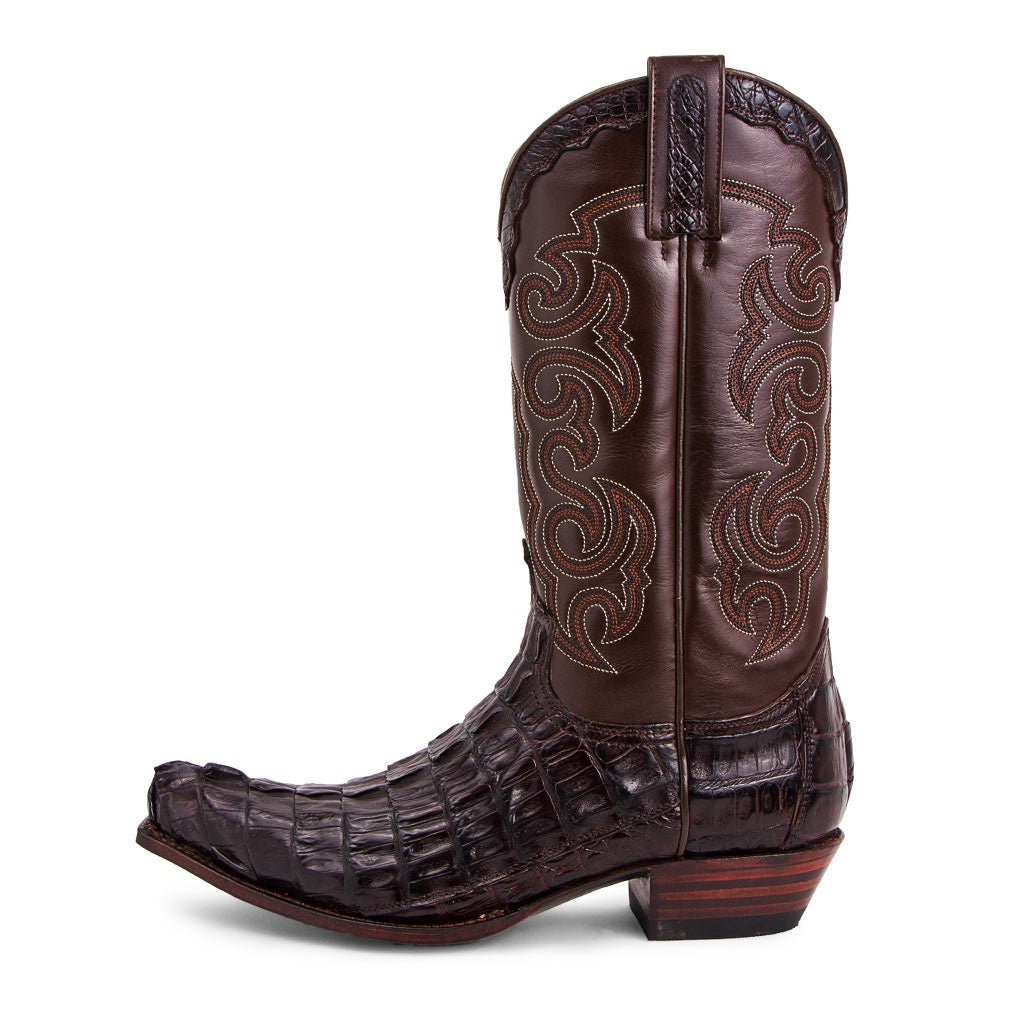 sendra-boots-10004-cuervo-cola-cresta-marron-cowboystiefel-rind-kaiman image 1