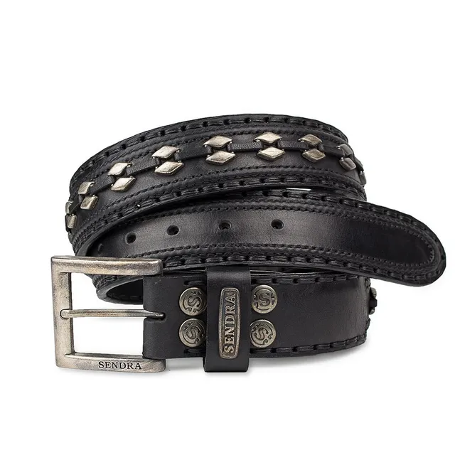 sendra-boots-8340-g-rtel-schwarz-4-cm-nickel image 1