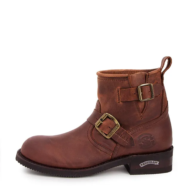sendra-boots-2976-carol-sprinter-biker-stiefelette-braun-lresistent image 1