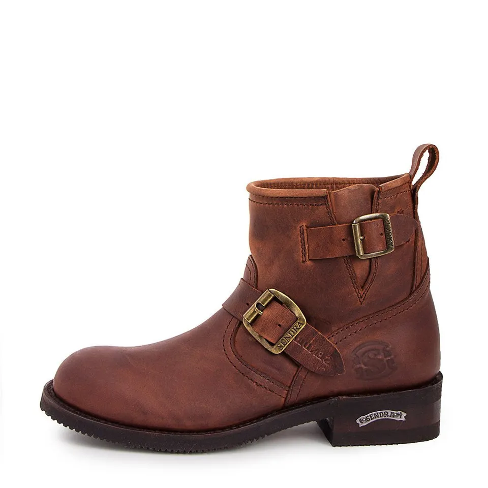 sendra-boots-2976-carol-sprinter-biker-stiefelette-braun-lresistent image 1