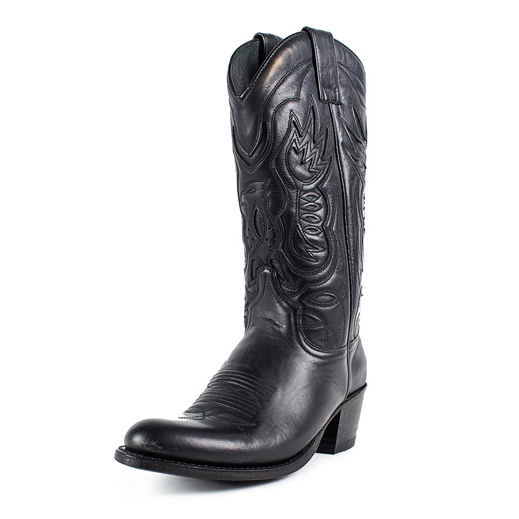 sendra-boots-s0101-9860-debora-negro-damen-cowboystiefel image 2