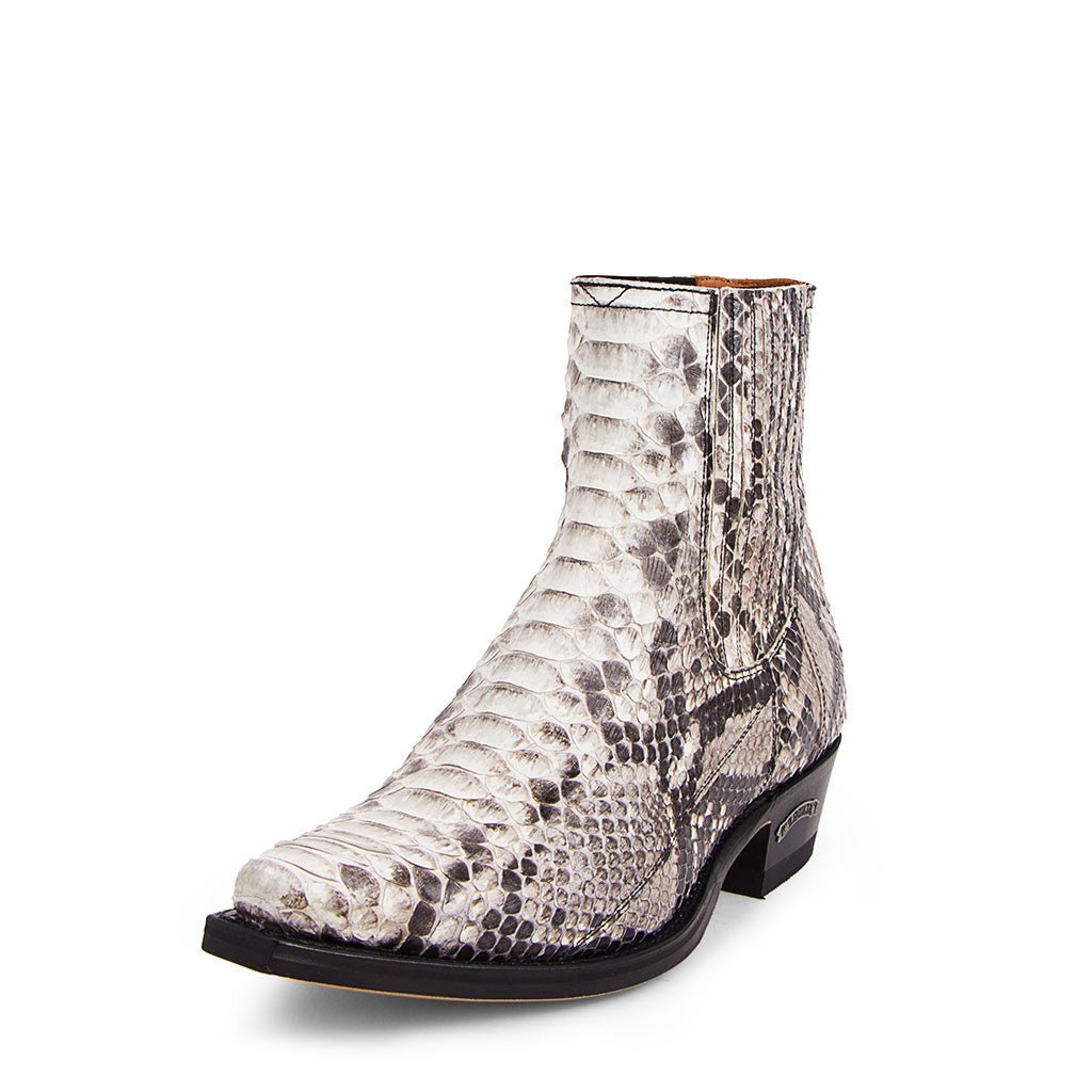 sendra-boots-1692-lucky-piton-barriga-natural-python-stiefelette image 2