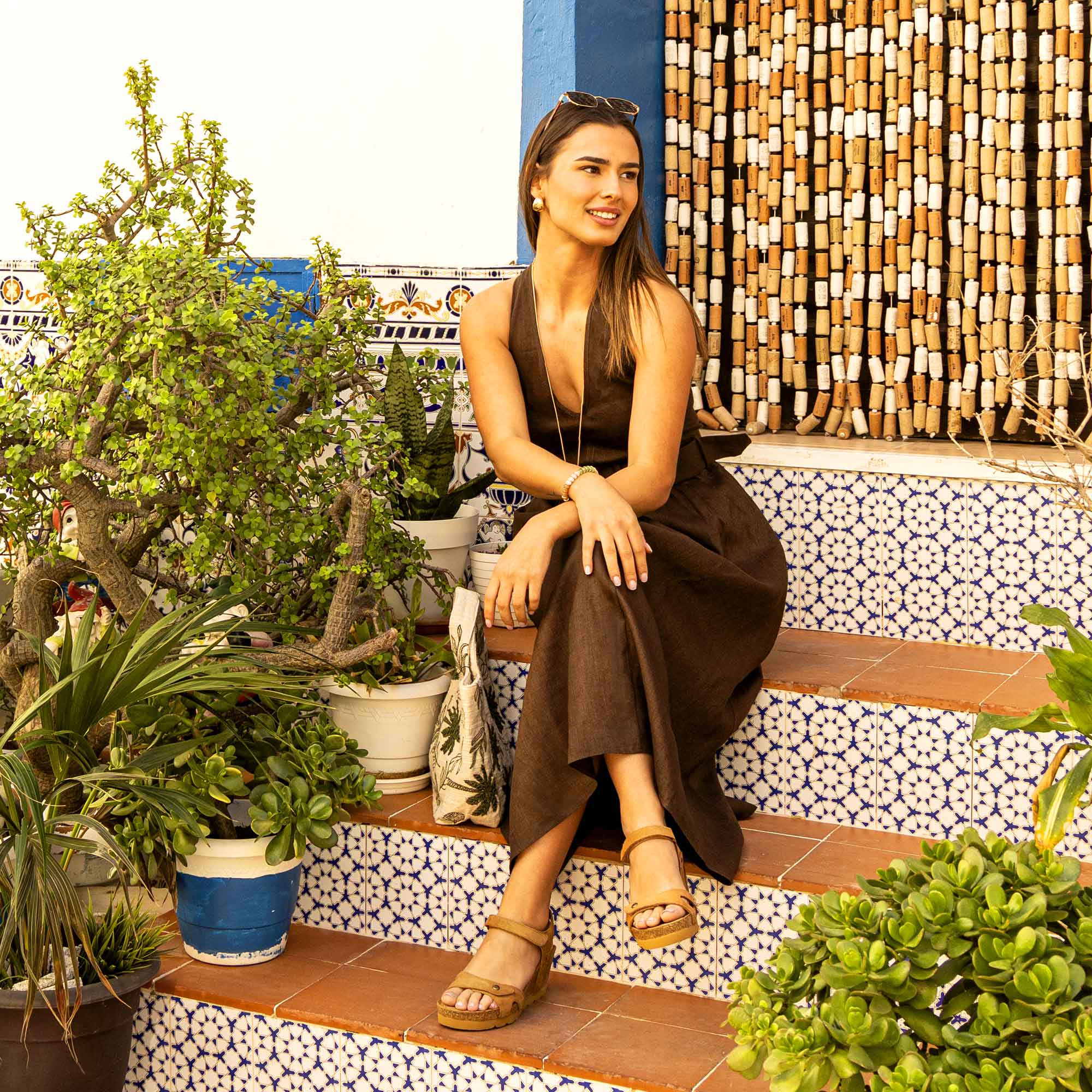 panama-jack-julia-b74-damen-keilsandalette-velour-cuero-camel image 7