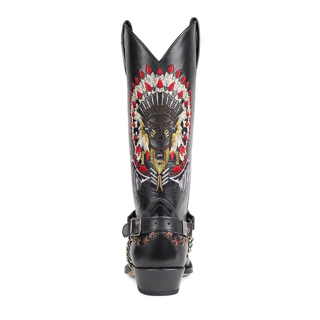 sendra-boots-17015-cuervo-flora-negro-cowboy-stiefel image 4