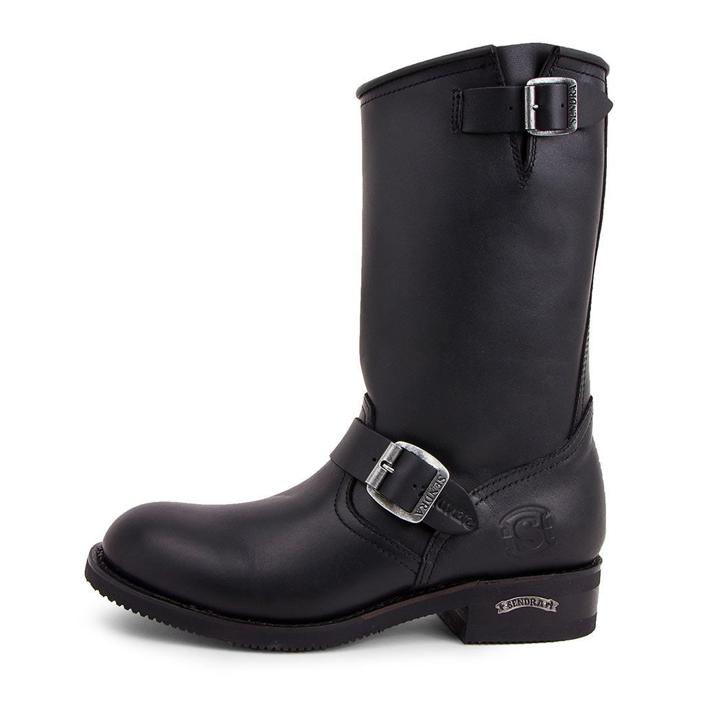 sendra-boots-2944-carol-biker-boot-matebox-negro-schwarz-matt image 1