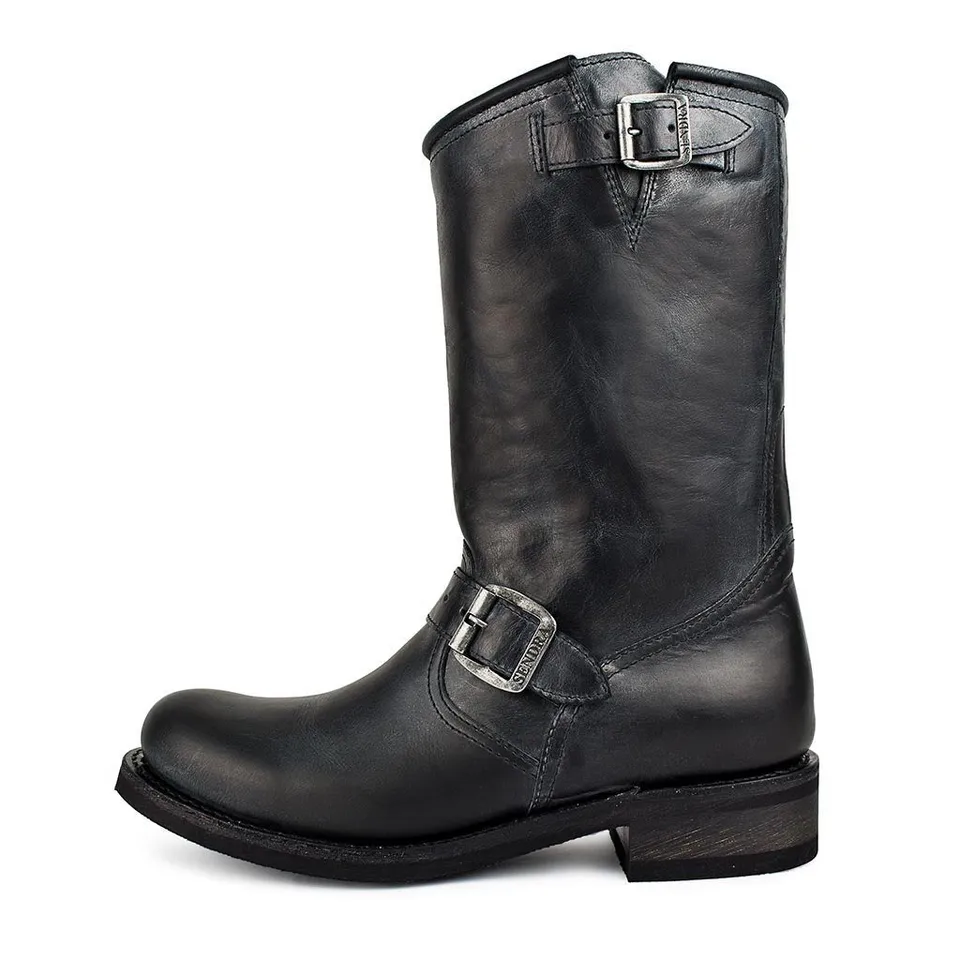 sendra-boots-2944f-chiquita-negro-damen-biker-stiefel-schwarz image 1