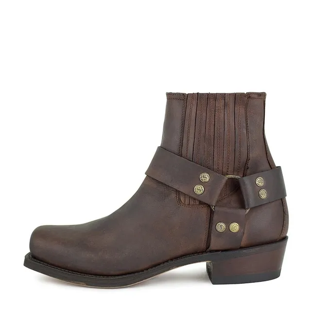 sendra-boots-7962-strong-sp-7004-chelsea-stiefelette-braun-elastik image 1