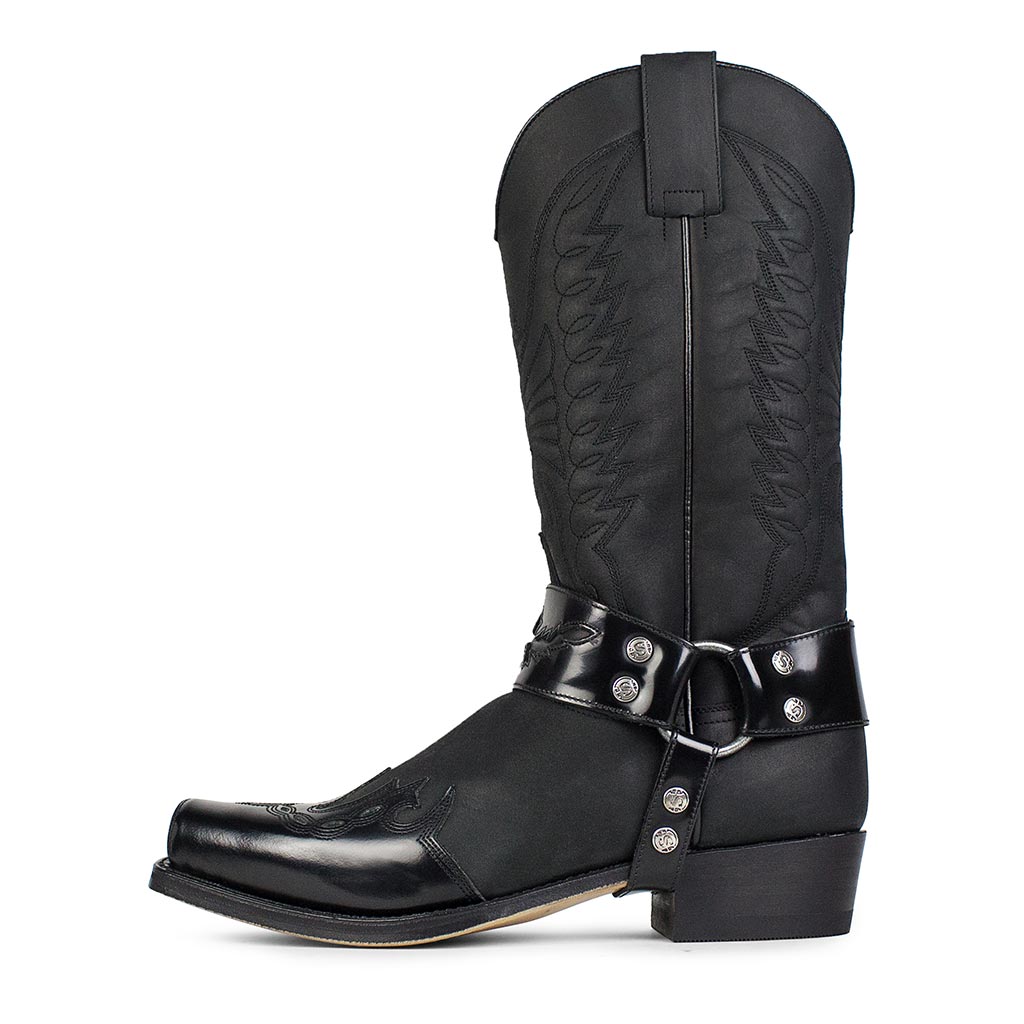 sendra-boots-7862-biker-cowboy-stiefel-schwarz-seta-sprinter-negro image 1
