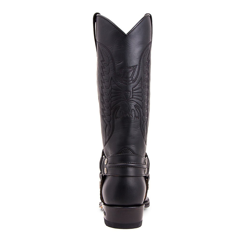 sendra-boots-2621-pete-pull-oil-biker-cowboystiefel-schwarz image 4