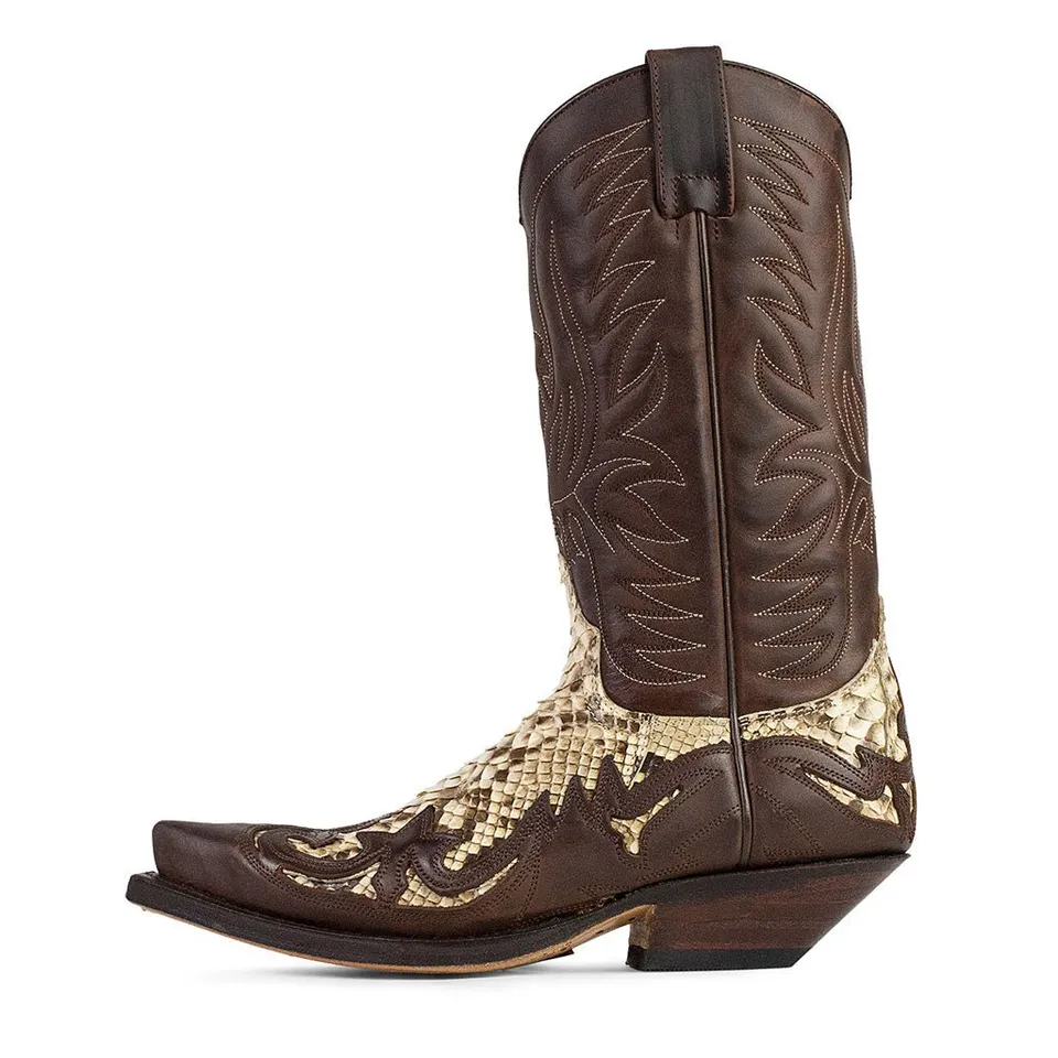 sendra-boots-3241p-cuervo-sprinter-python-exotic-boots image 1