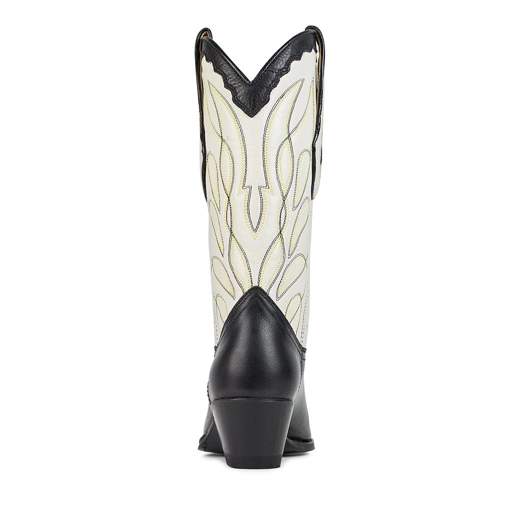 sendra-boots-18389-lia-cowboystiefel-schwarz-wei image 4