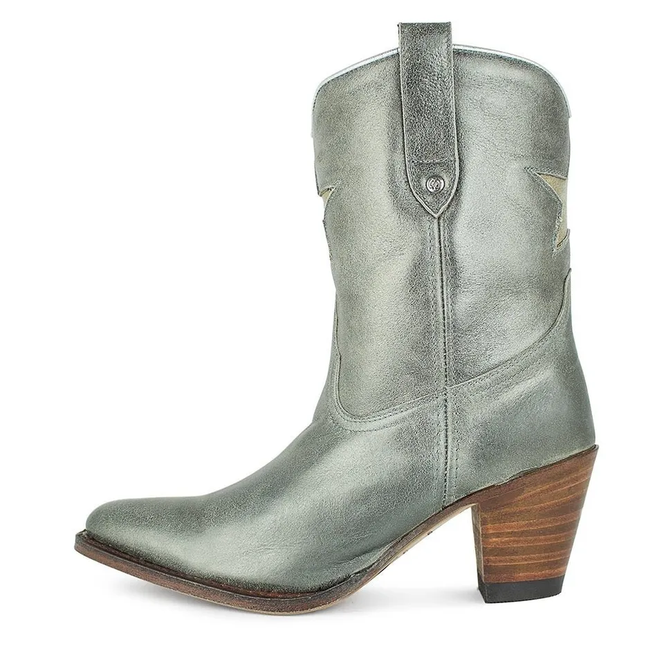 sendra-boots-8795-donna-polveroso-night-damenstiefel-silber image 1