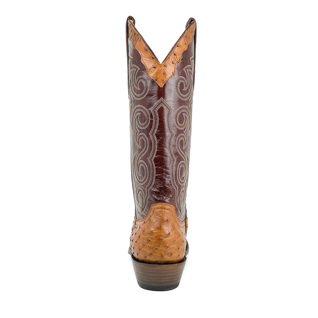 sendra-boots-texas-avestruz-cognac-exotic-cowboy-stiefel-limited-edition image 3