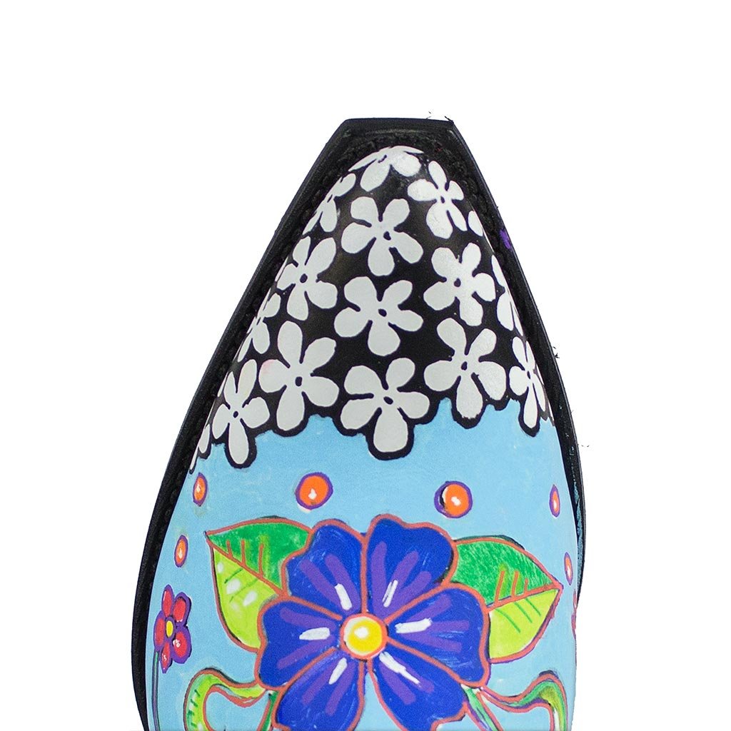 sendra-wakamole-flowers-cowboy-boots-handbemalt image 5