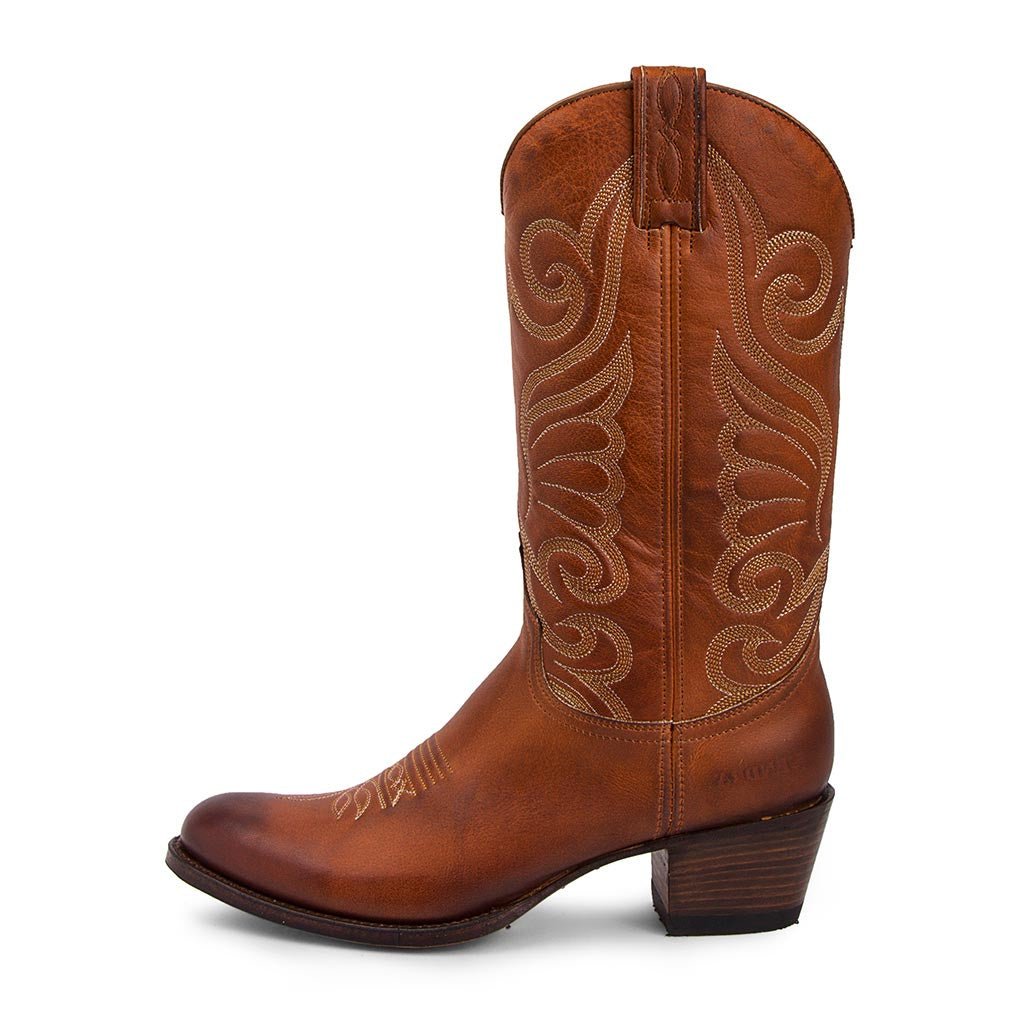 sendra-boots-11627-debora-salvaje-damen-cowboystiefel-braun image 1