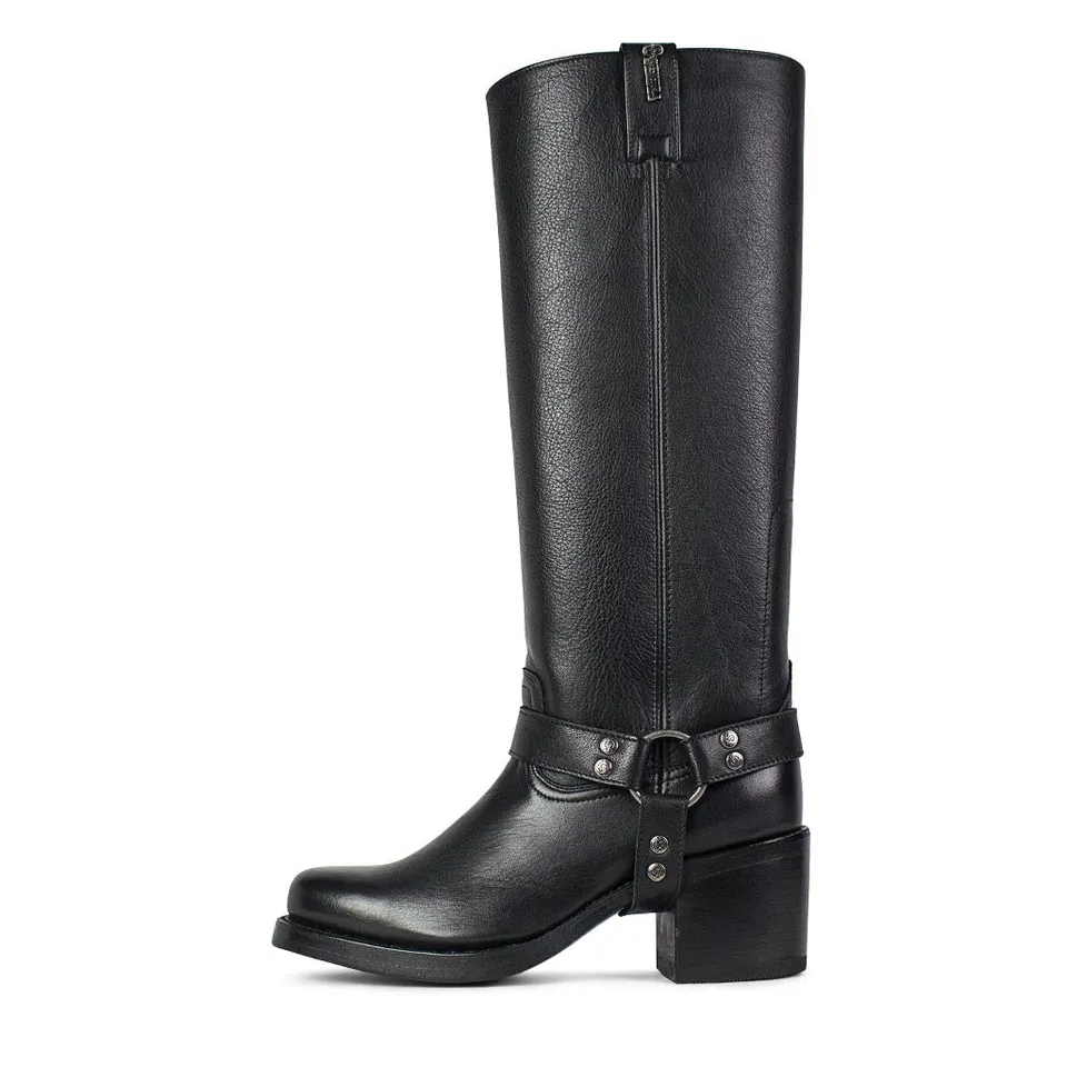 sendra-boots-16813-kika-salvaje-negro-biker-boots-schwarz-damen image 1
