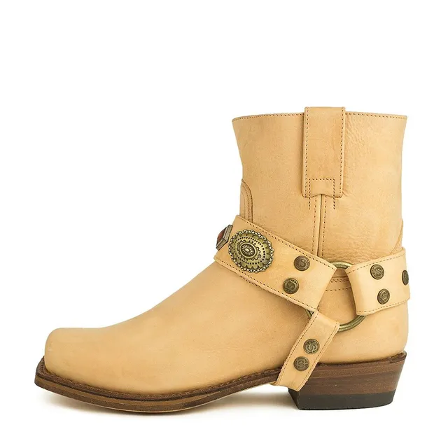 sendra-boots-12088-pete-flota-peach-biker-stiefelette-damen image 1