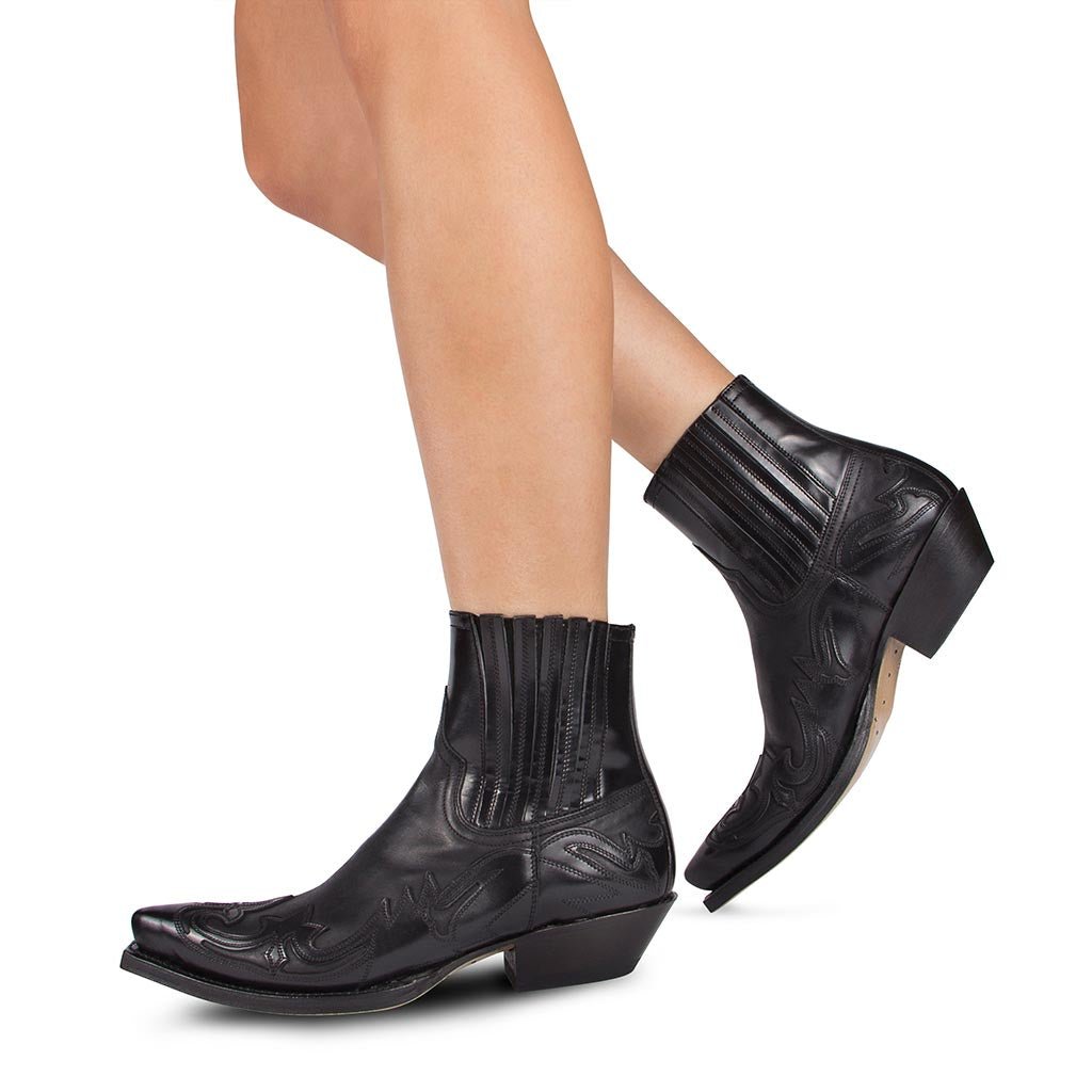 sendra-boots-4660-cuervo-stiefelette-flora-negro-sprinter-negro image 8