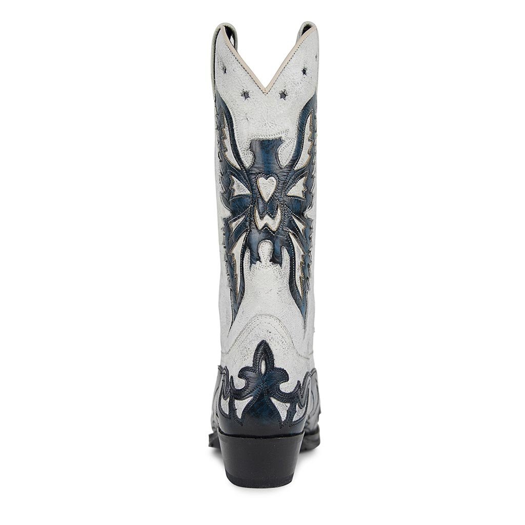 sendra-boots-6885-cuervo-barbados-blanco-borron-negro-cowboy-stiefel-herren-wei image 4