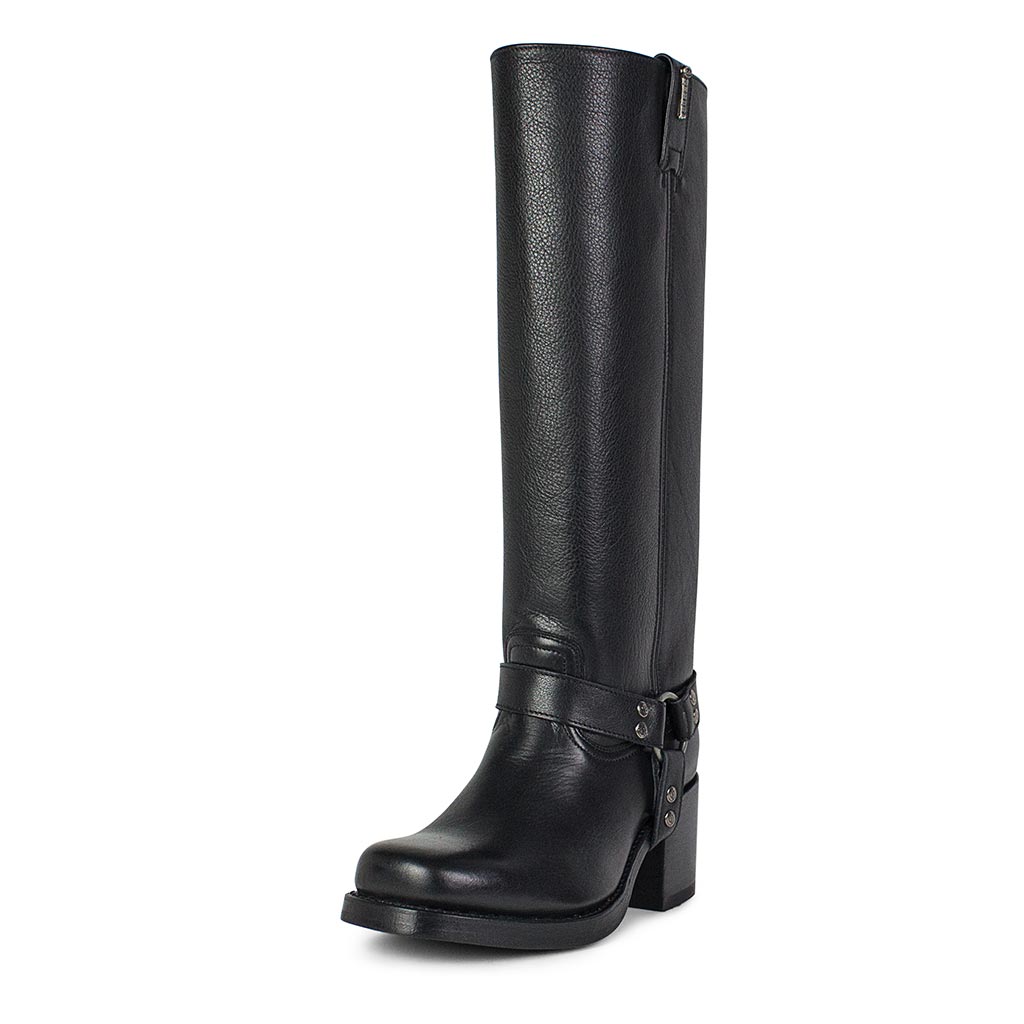 sendra-boots-16813-kika-salvaje-negro-biker-boots-schwarz-damen image 2
