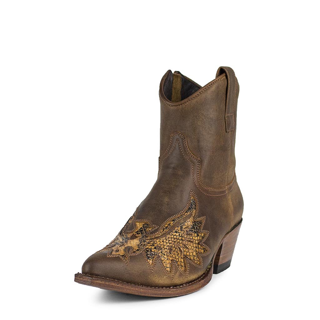 sendra-boots-17397-lia-flota-tang-stiefelette-braun-4-5-cm image 2